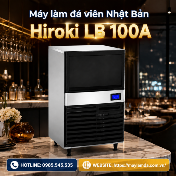 Máy làm đá viên Nhật Bản Hiroki LB 100A