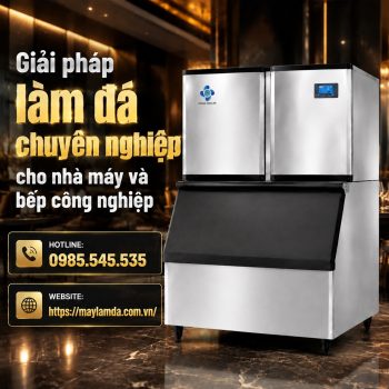 Giải pháp làm đá chuyên nghiệp cho nhà máy và bếp công nghiệp