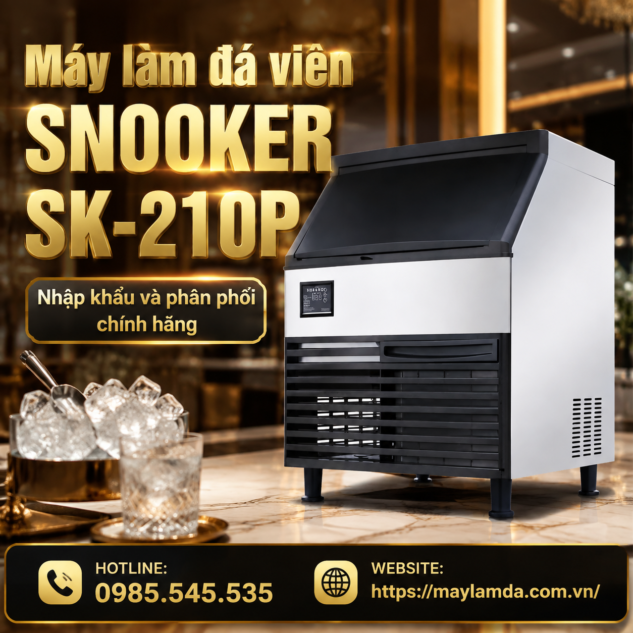 May-lam-da-vien-Snooker-SK-210P-nhap-khau-va-phan-phoi-chinh-hang Máy làm đá vien Snooker SK-210Р - nhập khẩu và phân phối chính hãng