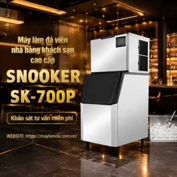Máy làm đá viên nhà hàng, khách sạn cao cấp Snooker SK-700P - Khảo sát, tư vấn miễn phí