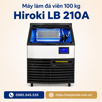 Máy làm đá viên 100 kg - Hiroki LB 210A