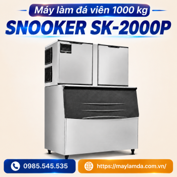 Máy làm đá viên 1000 kg - Snooker SK-2000P
